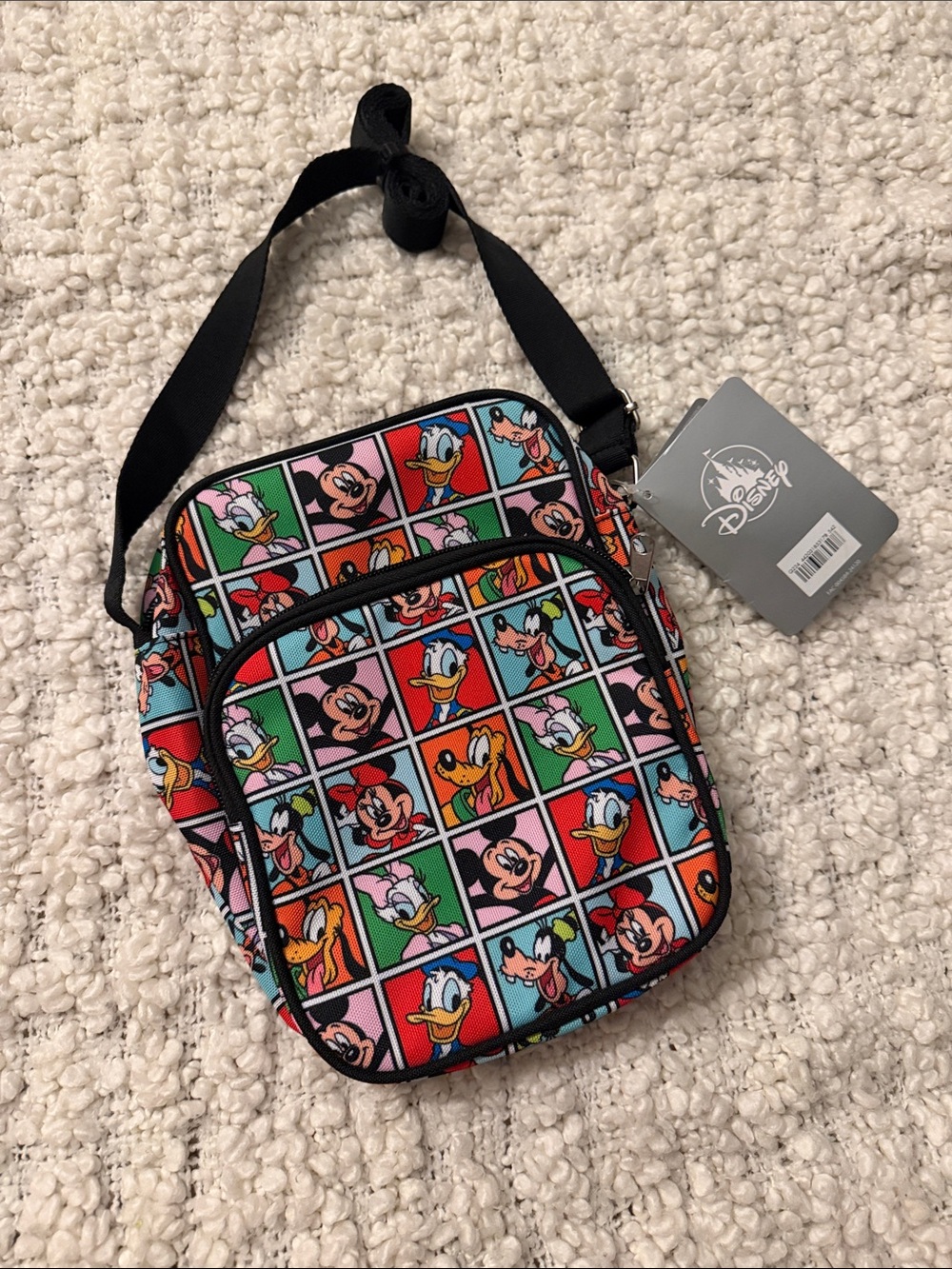 Disney Multicolor Mickey & Friends Small Crossbody Bag